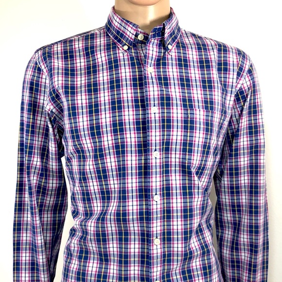 J.CREW Men’s Shirt Sz L Regular Fit Long Sleeve - Picture 2 of 7
